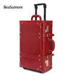 BeaSumore Retro Crocodile Leather