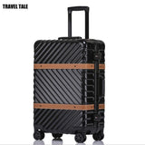 Travel Tale Aluminium Frame PC ABS Travel Suitcase